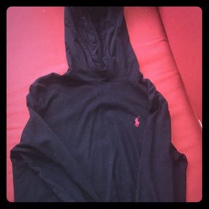 Black Polo hoodie